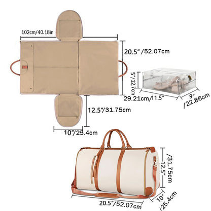 Foldable Leather Bag