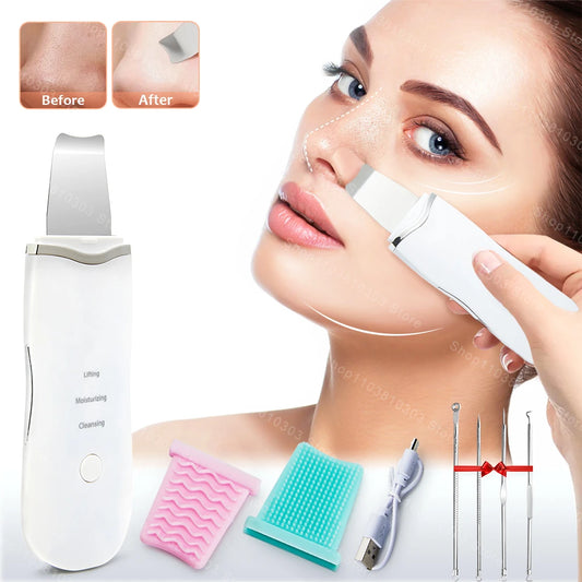 Ultrasonic Skin Scrubber for Radiant Clear Skin